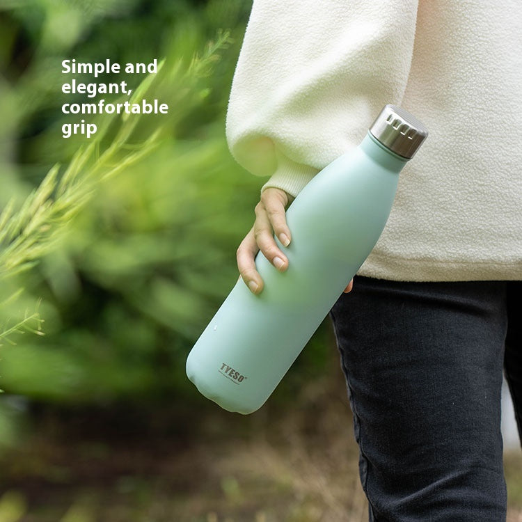 304 Stainless Steel Large Capacity Outdoor Sports Water Bottle - Portable Hydration Cup