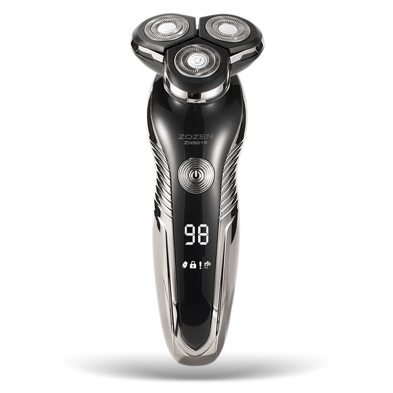 4D Rechargeable Electric Shaver - Digital Display