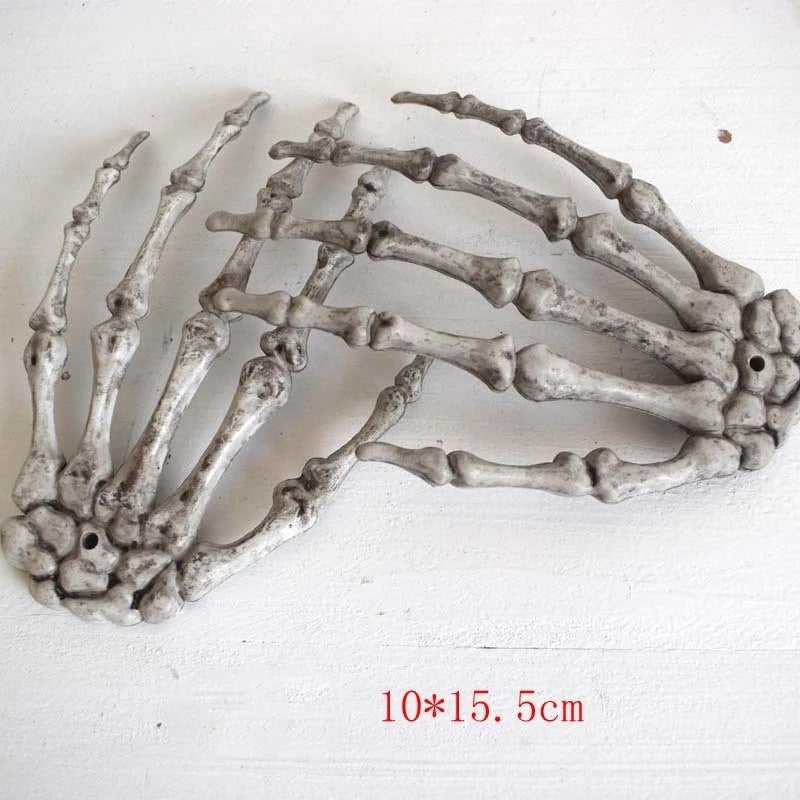 Halloween Skeleton Hand Decorations Set - Party Props for Events & Home Decor