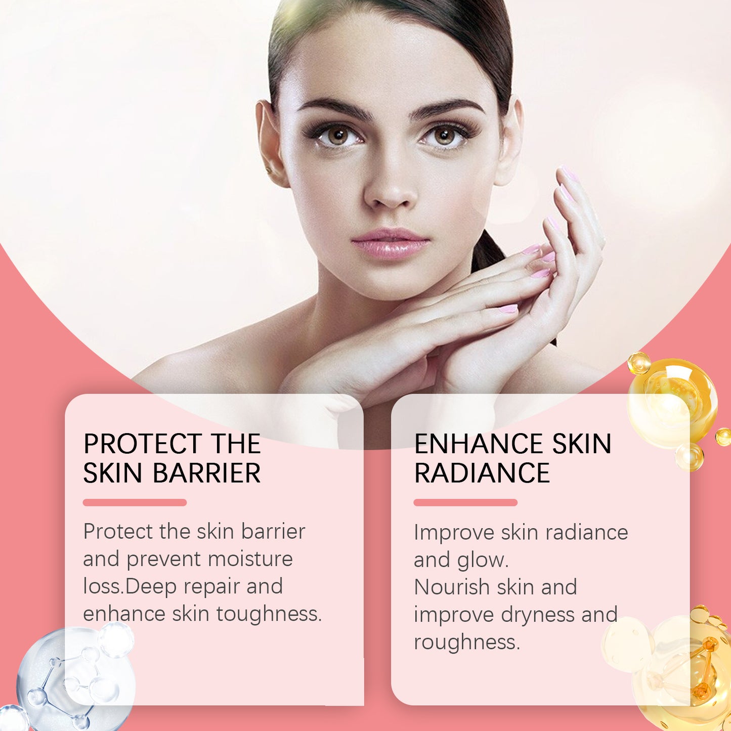 4-in-1 Moisturizing Facial Essence with Hyaluronic Acid & Vitamin E - 30ml