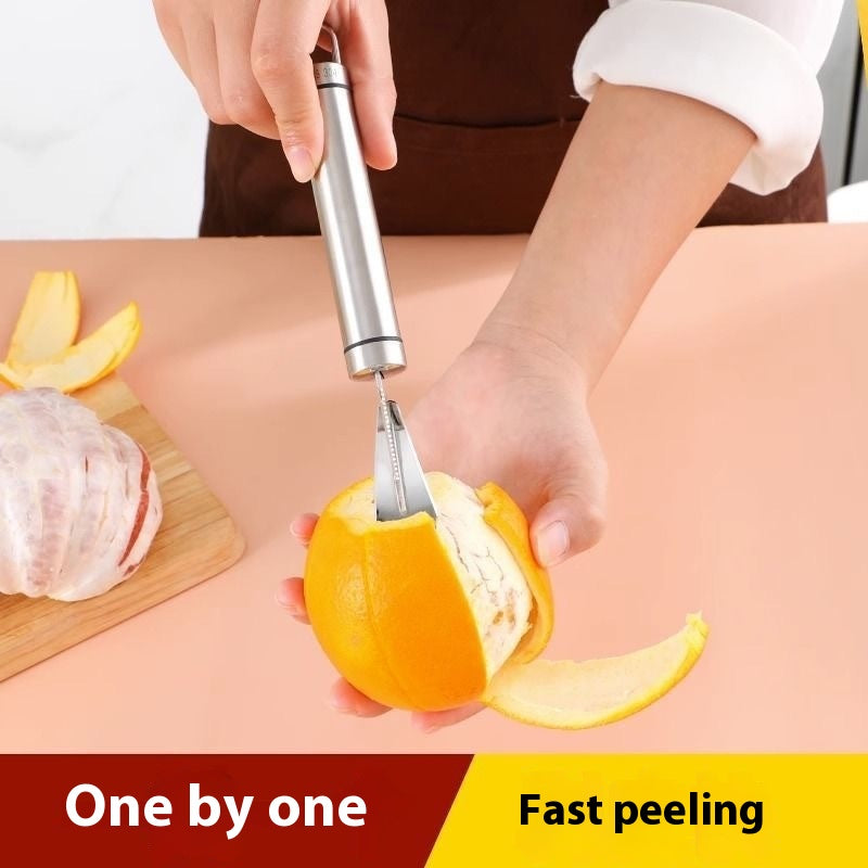 Stainless Steel Grapefruit Peeler Kitchen Gadget - Easy Orange & Pomelo Peel