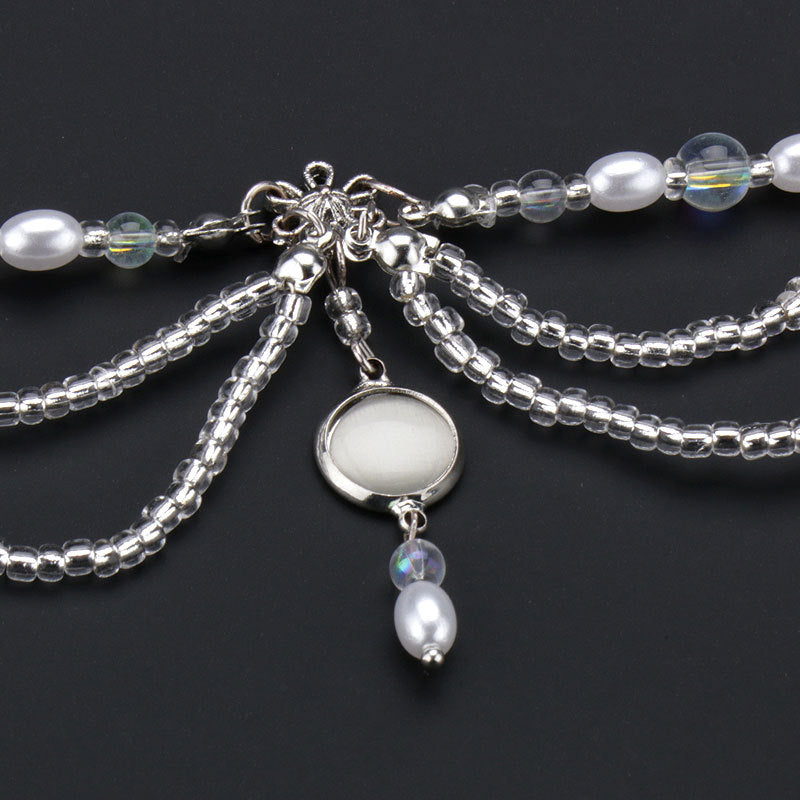 Glass Water Droplet Headband - Women's Hair Accessory, Fashion Headdress