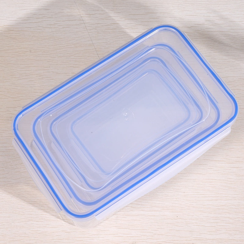 Vegetable and Egg Storage Box with Lid - Food Grade Plastic Refrigerator Organizer