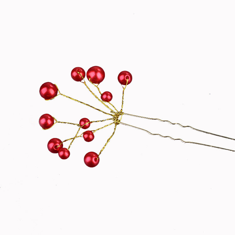 Korean Style Pearl Hairpin Set for Bridal & Special Occasions