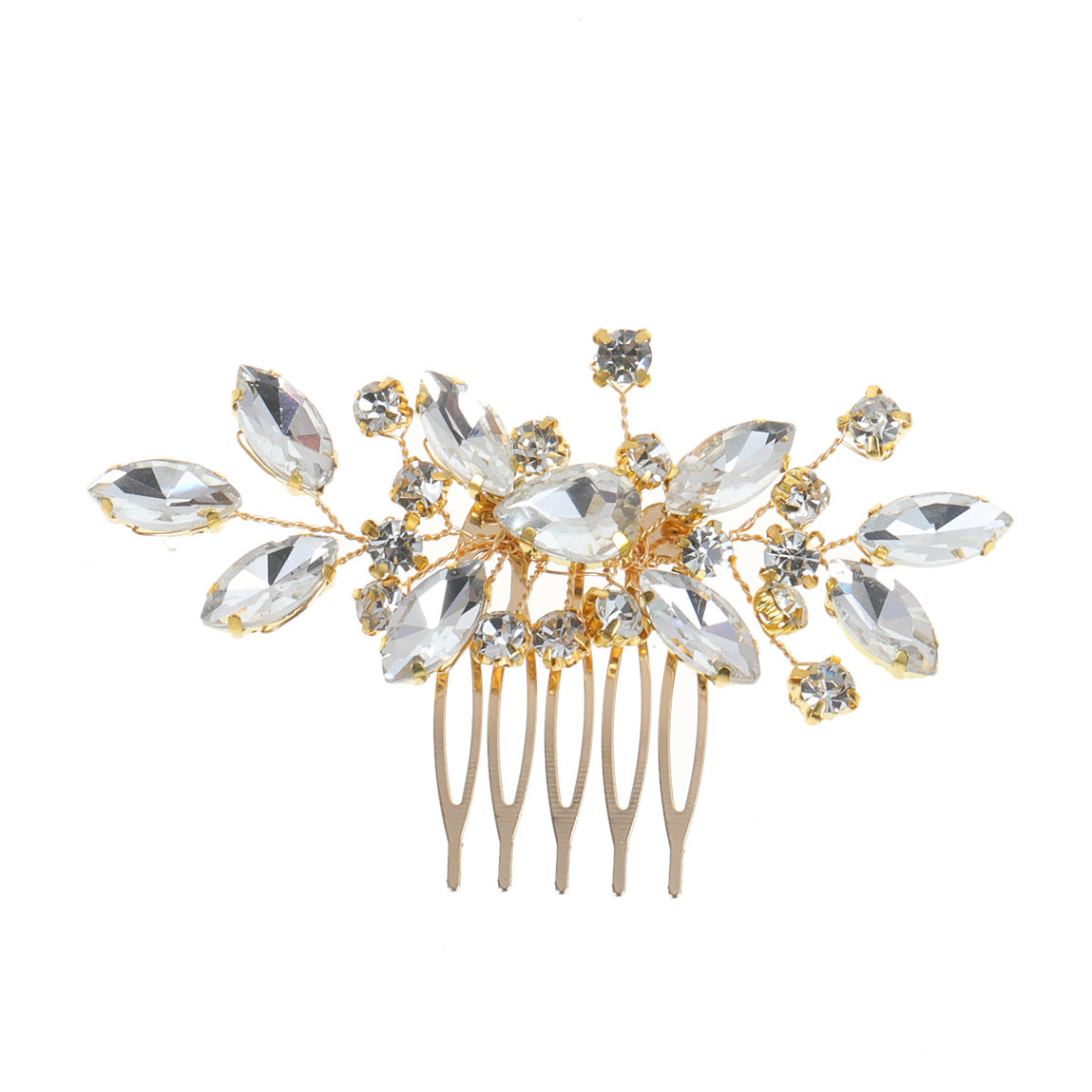 Bridal Handmade Headdress - Gold & Silver