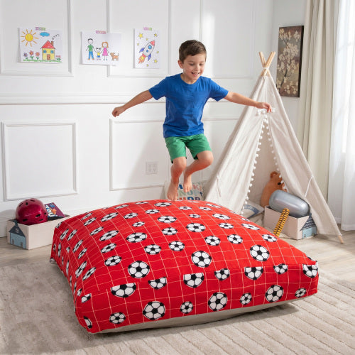 Sensory Crash Pad for Kids & Adults - Removable, Washable, Foam Blocks, Non-Slip, 60" x 60"
