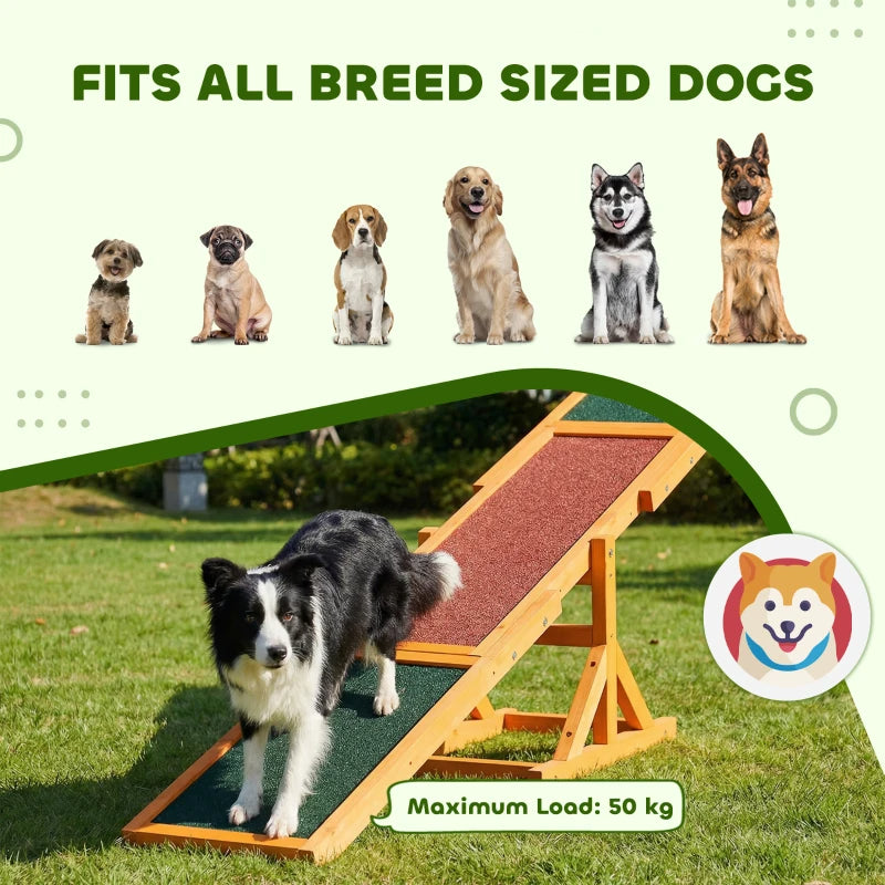 Dog Agility Seesaw for Outdoor Training and Exercise - Wooden Balance Platform