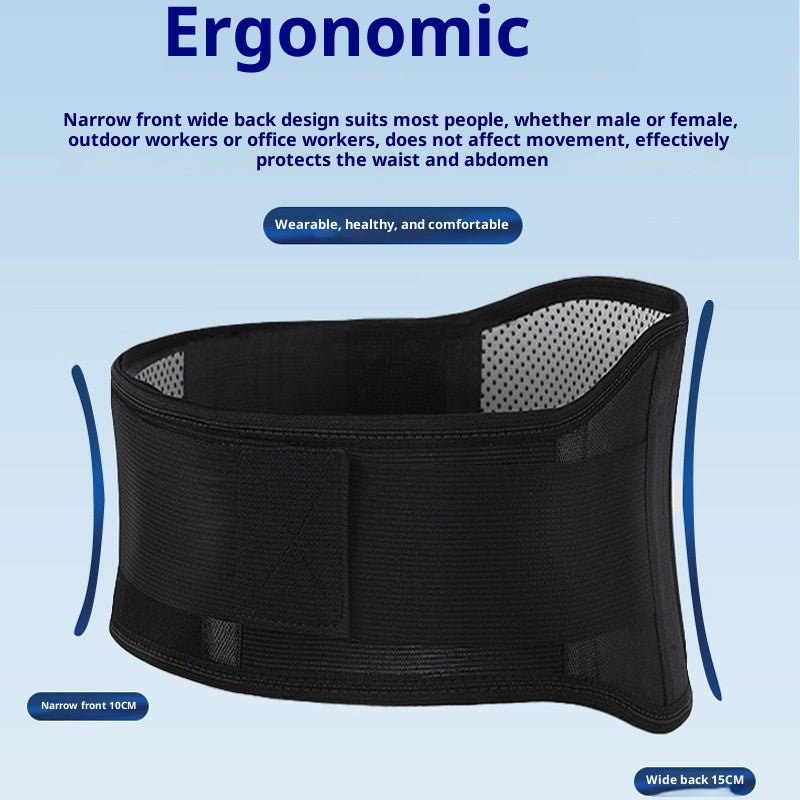Lumbar Support Belt with Steel Plate Waist Support for Back Pain Relief