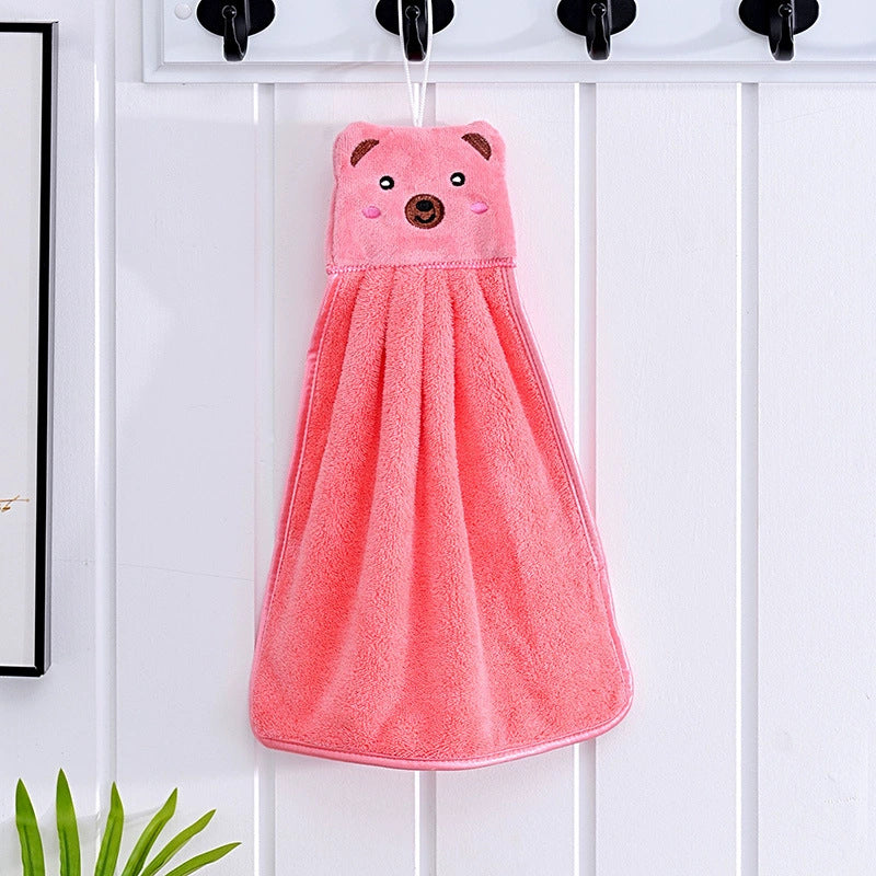 Cute Hanging Hand Towel for Kitchen - Lint-Free Household Decor