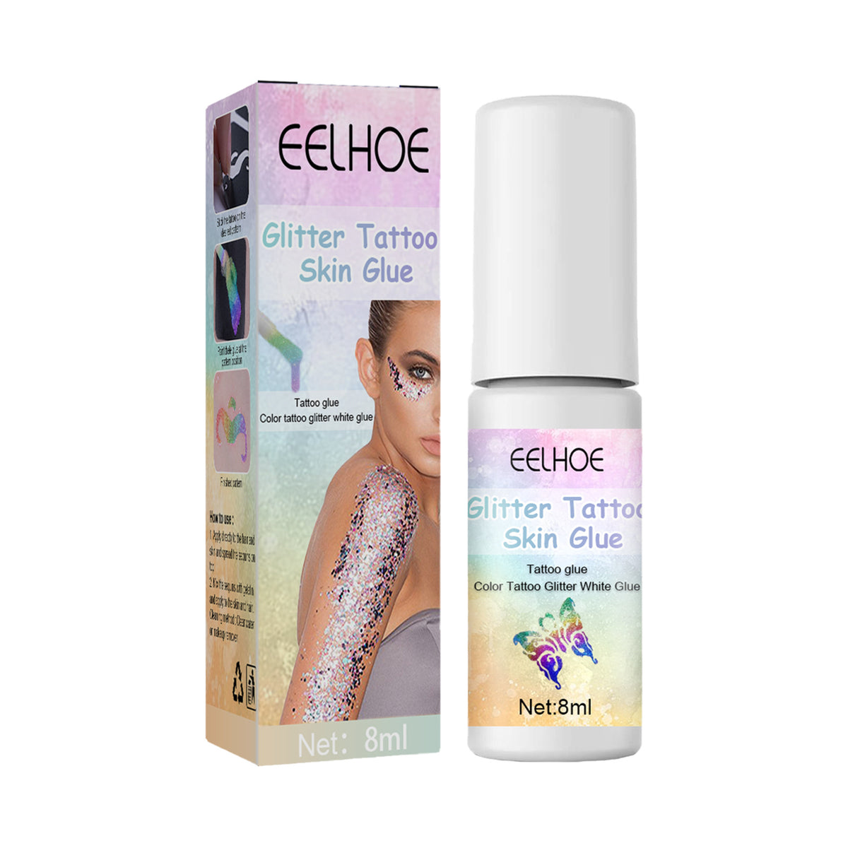 Glitter Glue for Body & Facial Makeup - 8ml