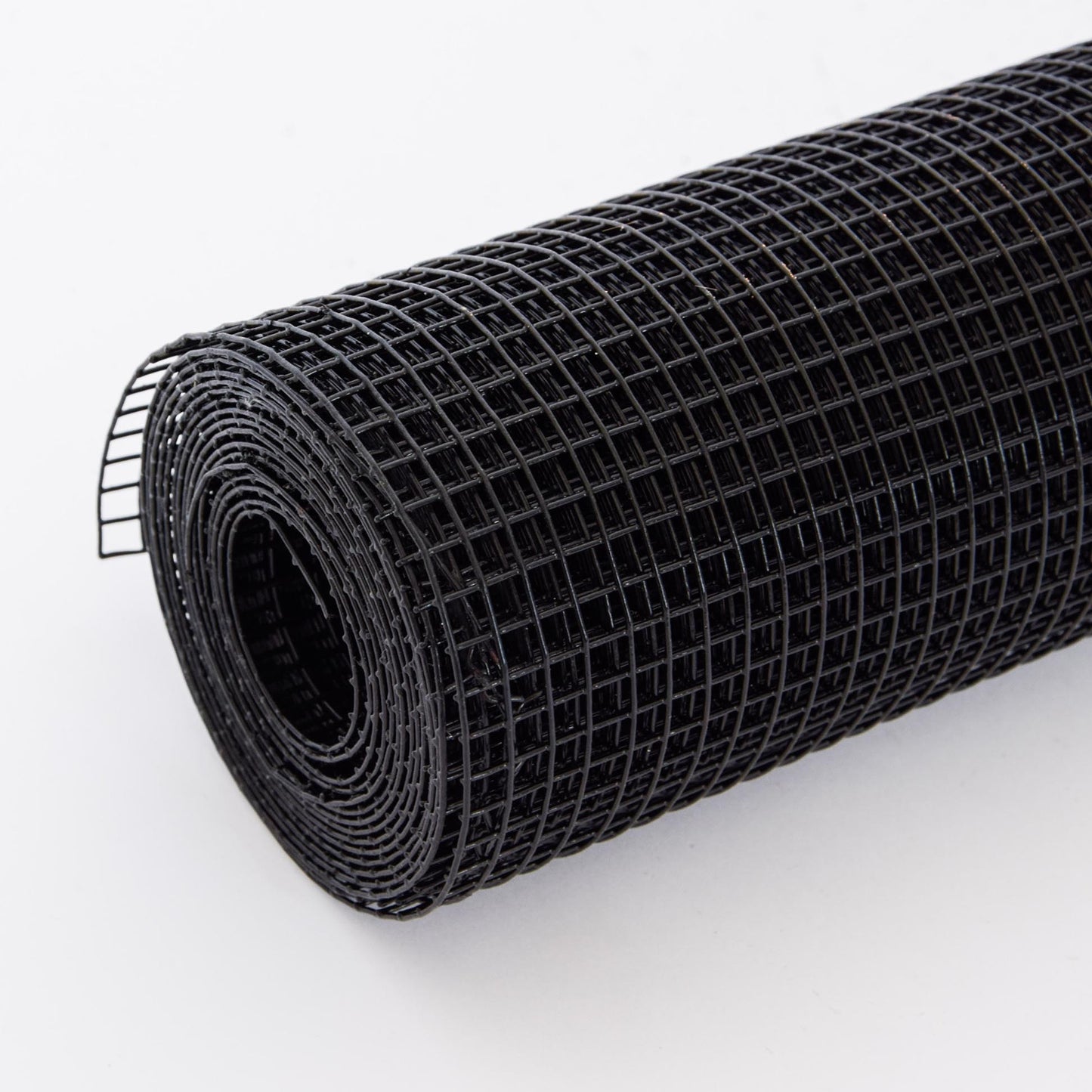 Black Metal Wire Fence - 24 inch x 50 ft Hardware Cloth for Poultry & Garden