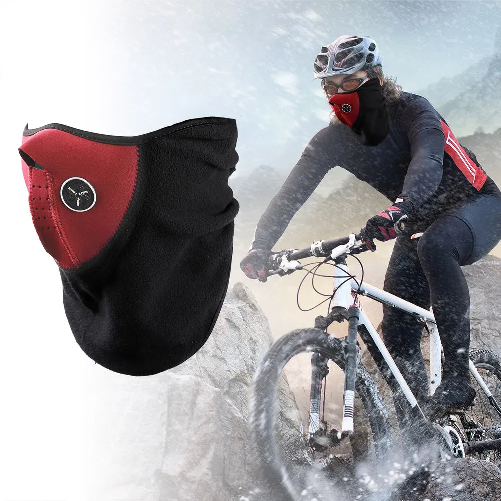 Half Face Mask - Breathable Windproof Neck Warmer for Outdoor Sports