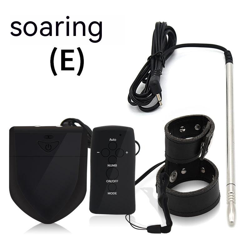 Men's Electric Shock Penis Ring Urethral Plug with Remote Control - Adult Wellness