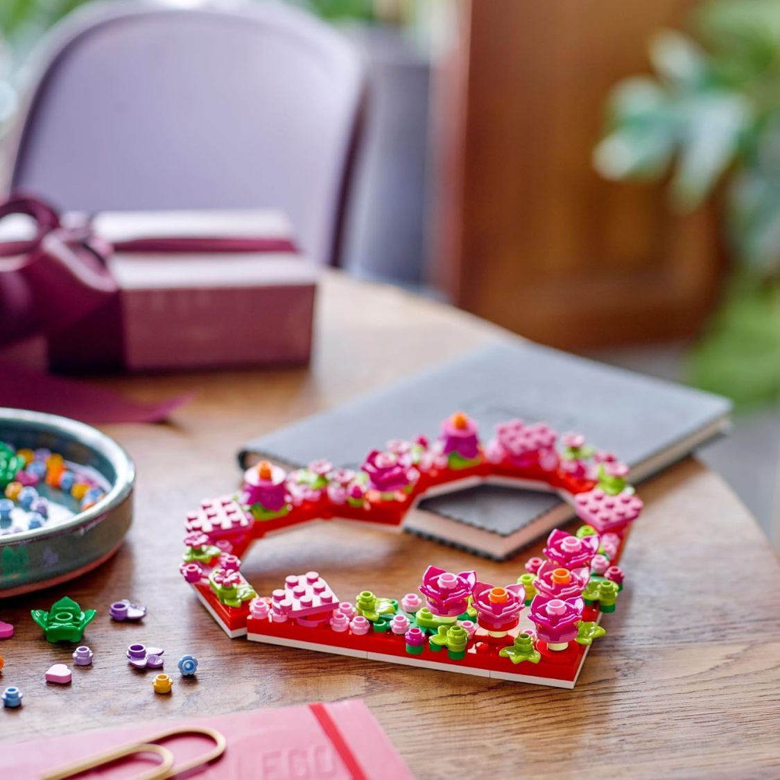 Heart Ornament Building Toy Set - 254 Vibrant Pieces