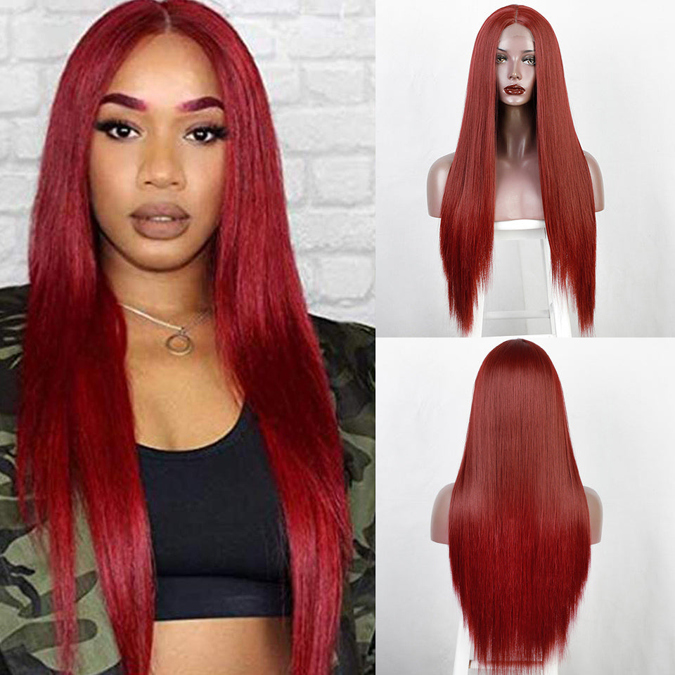 Long Straight Synthetic Cosplay Wig