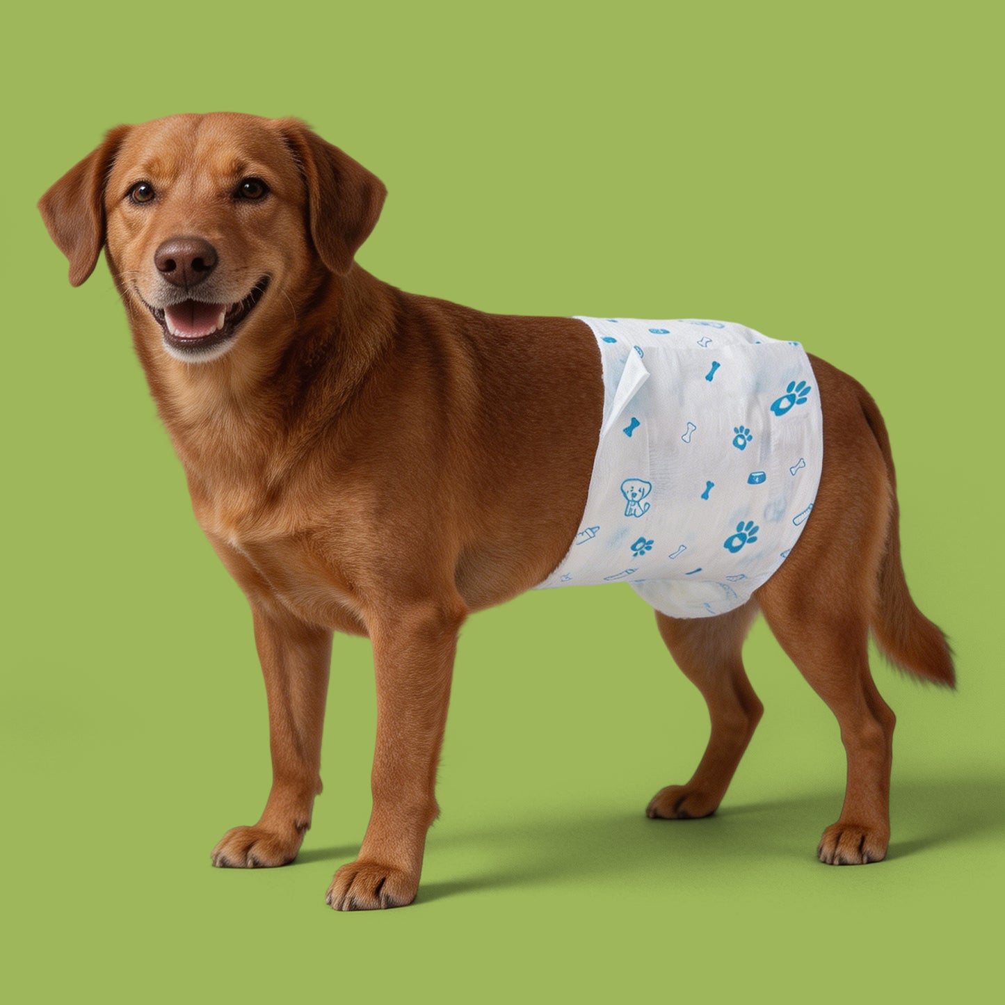 Disposable Male Dog Wraps - Leak-Proof, Breathable, Absorbent Dog Diapers