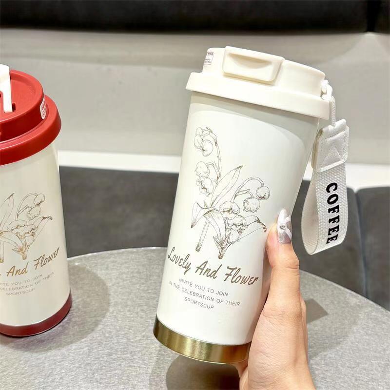 Double Wall Insulated Stainless Steel Coffee Cup - 316 Capacity & Modern Design