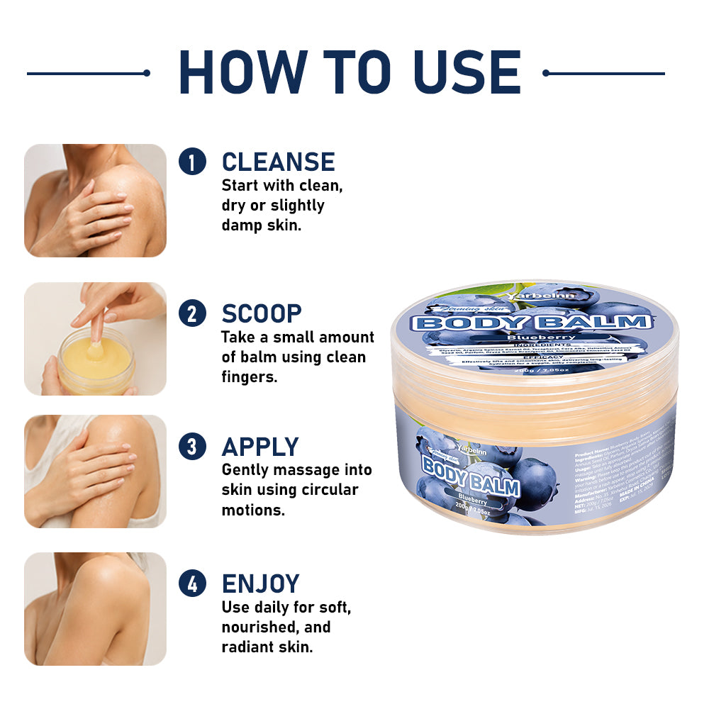 Blueberry Body Butter with Plant Oils