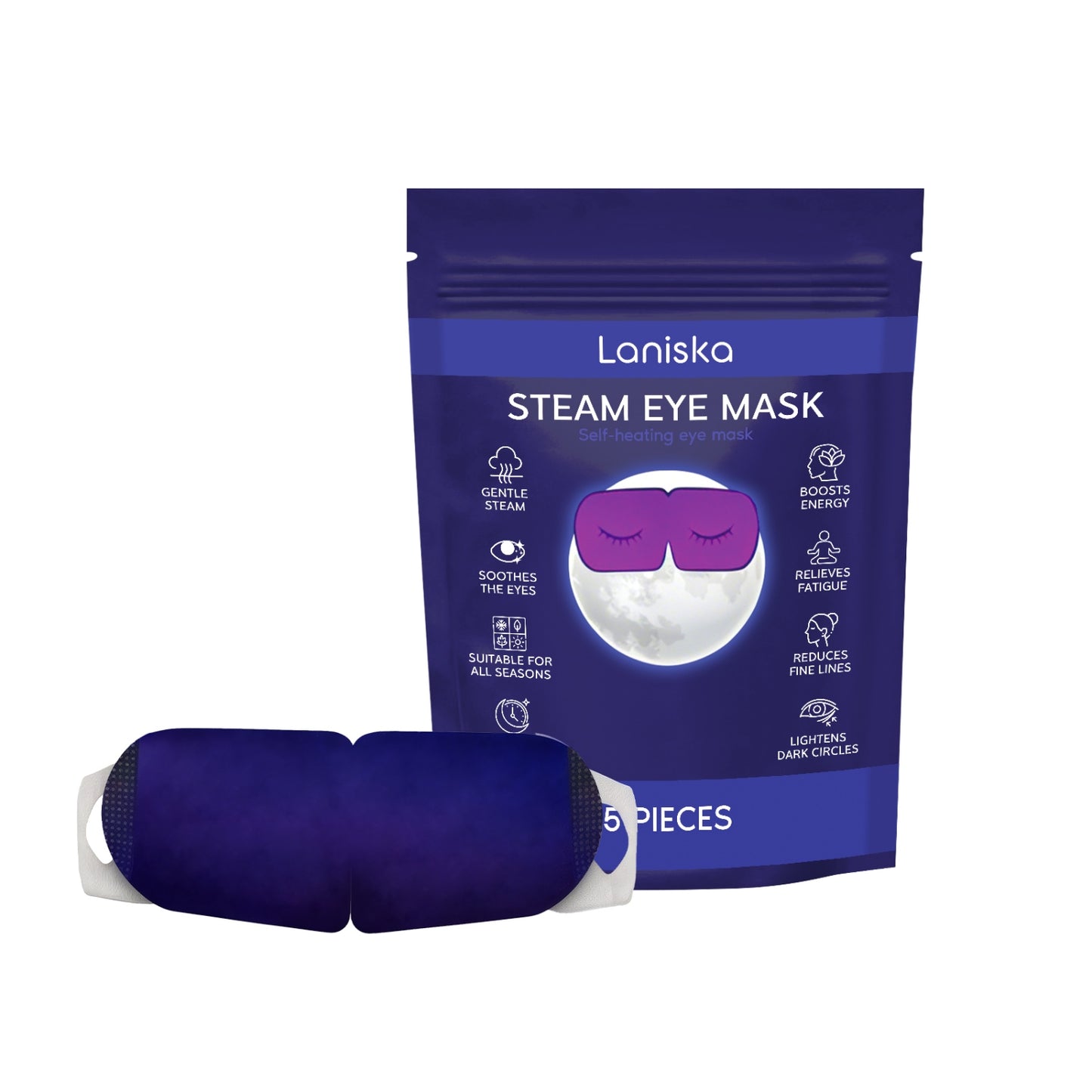 Soothing Eye Mask 5PCS for Relaxation & Eye Care - Hydrating, Calming