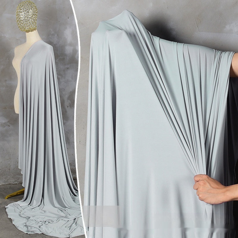 Breathable 75D Ice Silk Fabric for Yoga & Dance Pants - Gray