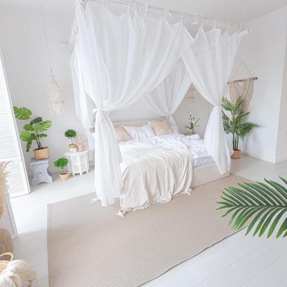 White Wedding Arch Draping Fabric - Polyester Party Decor
