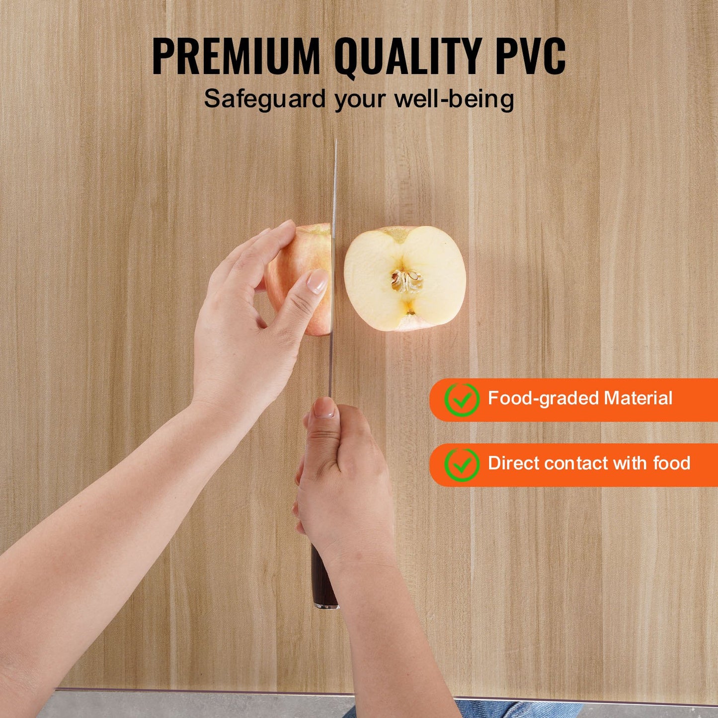 36x60 Inch PVC Table Protector - Frosted Plastic Cover, 1.5mm Thick