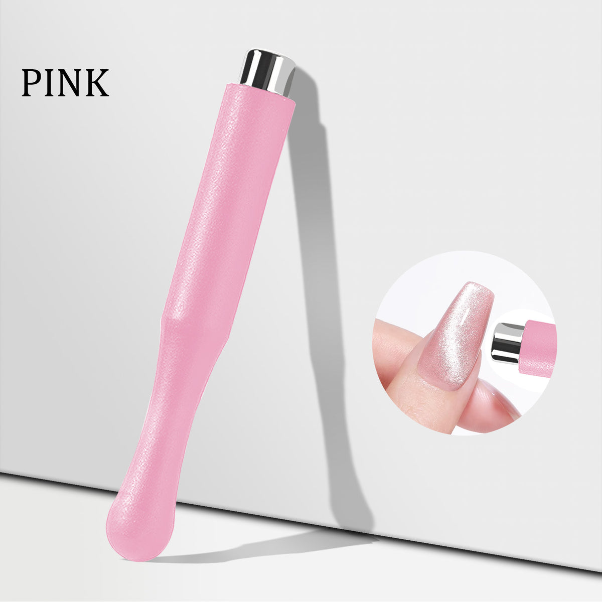 Magnetic Nail Art Tools - Portable Cylindrical Cat Eye Magnet Stick for Nail Design