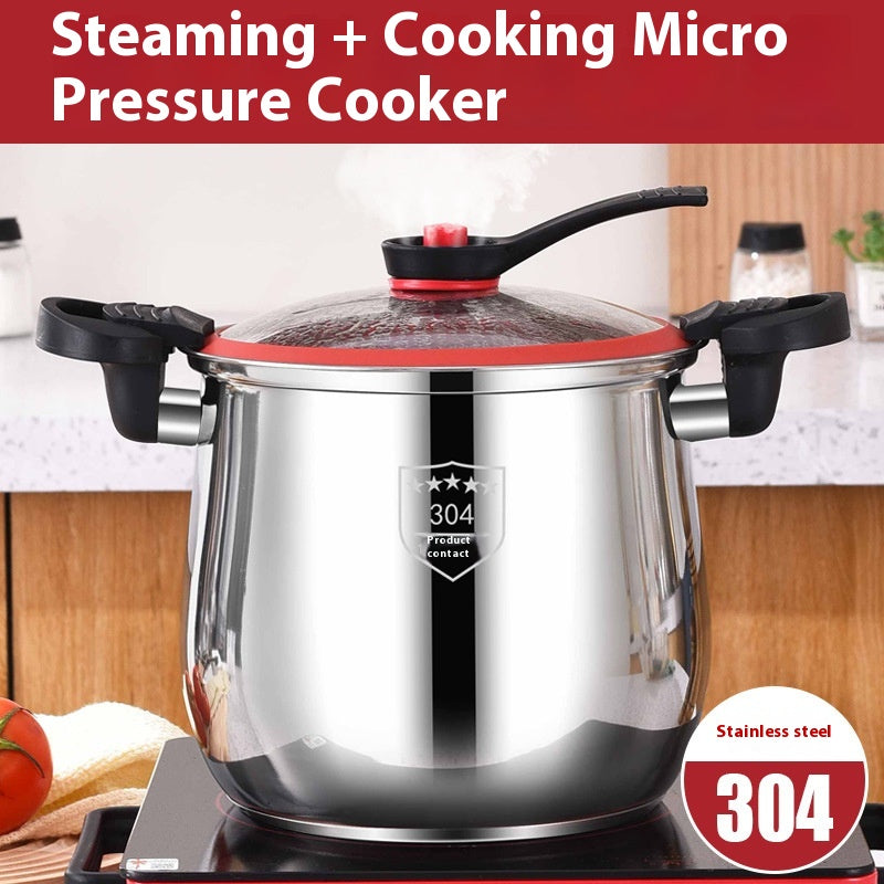 Stainless Steel Micro Pressure Couscous Pot Explosion-Proof 22cm