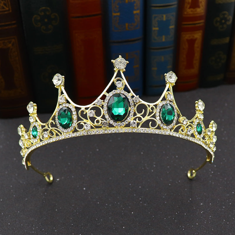Vintage Baroque Alloy Crown Headband