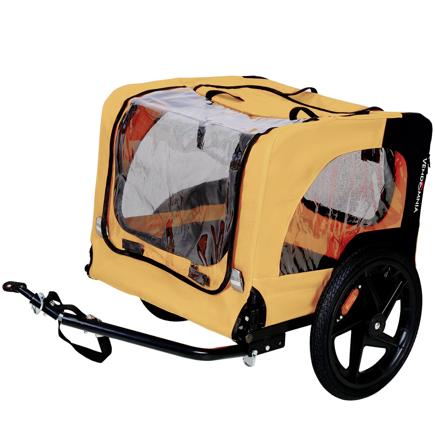 Heavy Duty Foldable Pet Stroller with Bicycle Tow - Waterproof Dog Carrier