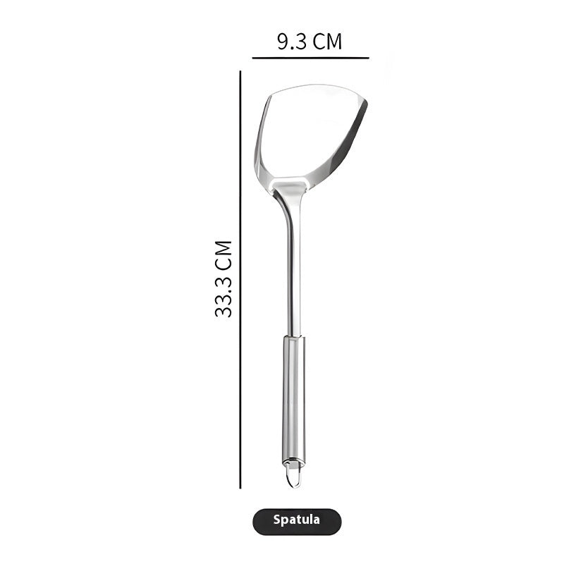 Stainless Steel Kitchen Utensils Set with Magnetic Handles - Multiple Sizes