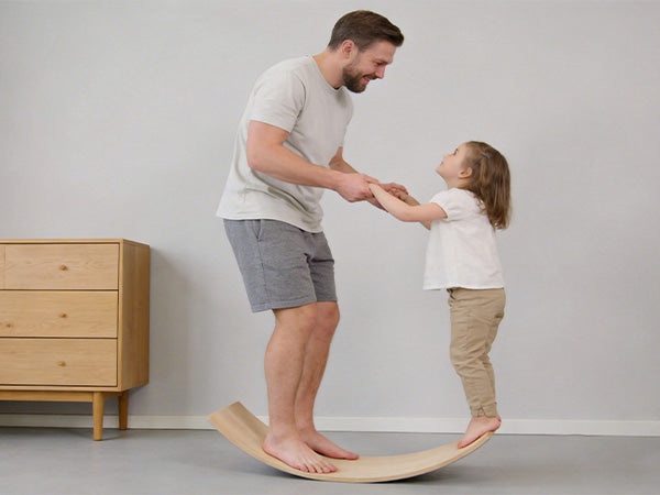32 Inch Rocker Board Sensory Training Kids Balance Seesaw 300 Lbs