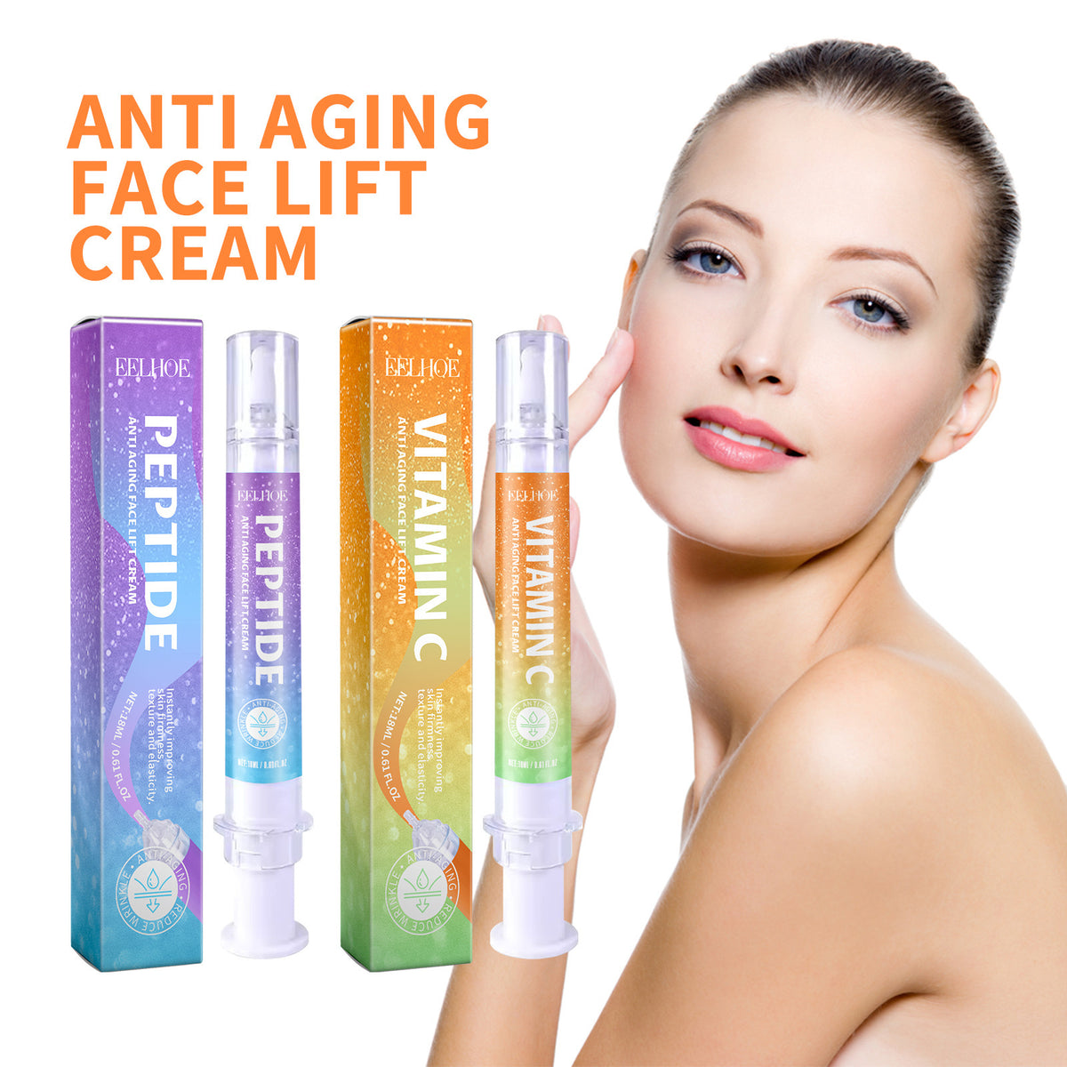 Hydrating Elastic Facial Cream for Skin Tightening and Anti-Aging - CJ