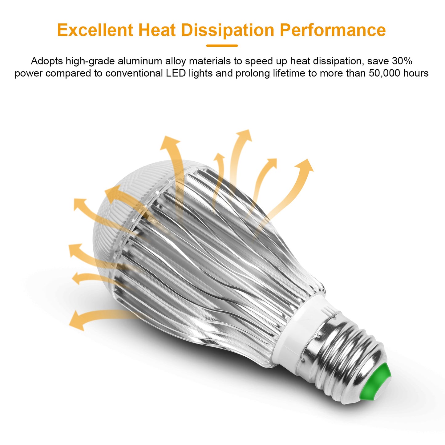 RGB LED Light Bulb E27 9W Color Change Mood Lighting with Remote Control