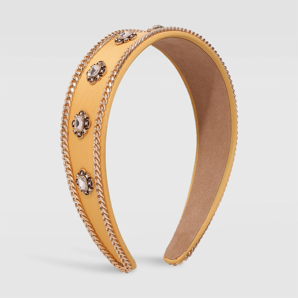 Baroque Chain Headband – Geometric Metal Hair Band