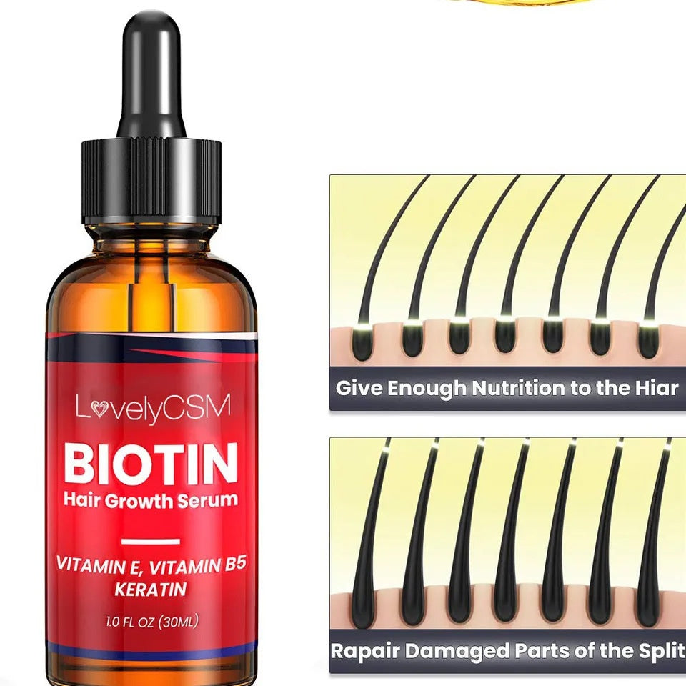 Anti-hair Loss Serum Ginger Oil Hair Regeneration Care Biotin