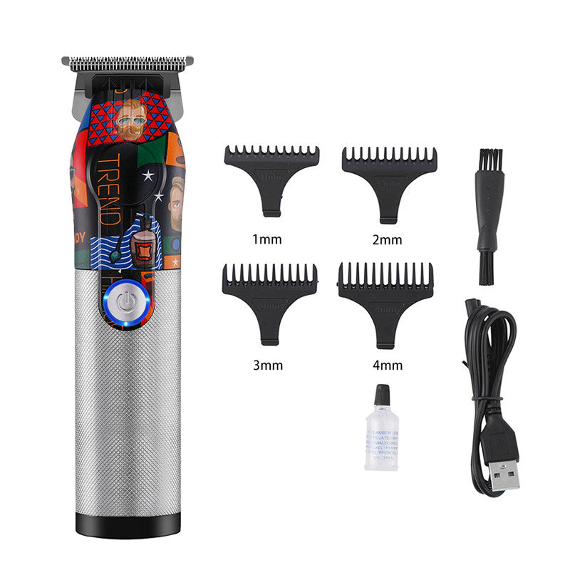 Rechargeable LCD Hair Clipper with Digital Display