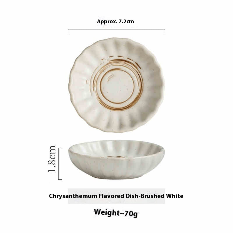Porcelain Snack Dish 6 Inch for Home & Commercial Use Kitchenware