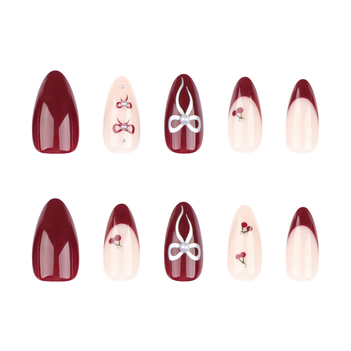 Elegant Boxed Nail Tips - Ready-to-Wear False Nails for Women