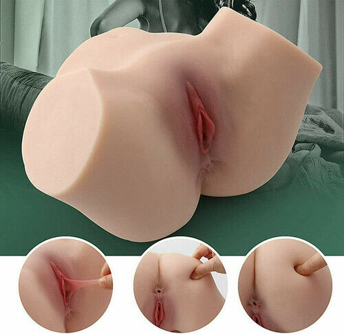 Realistic Adult Sex Toy - Flesh Color, 2 Penetration Entries