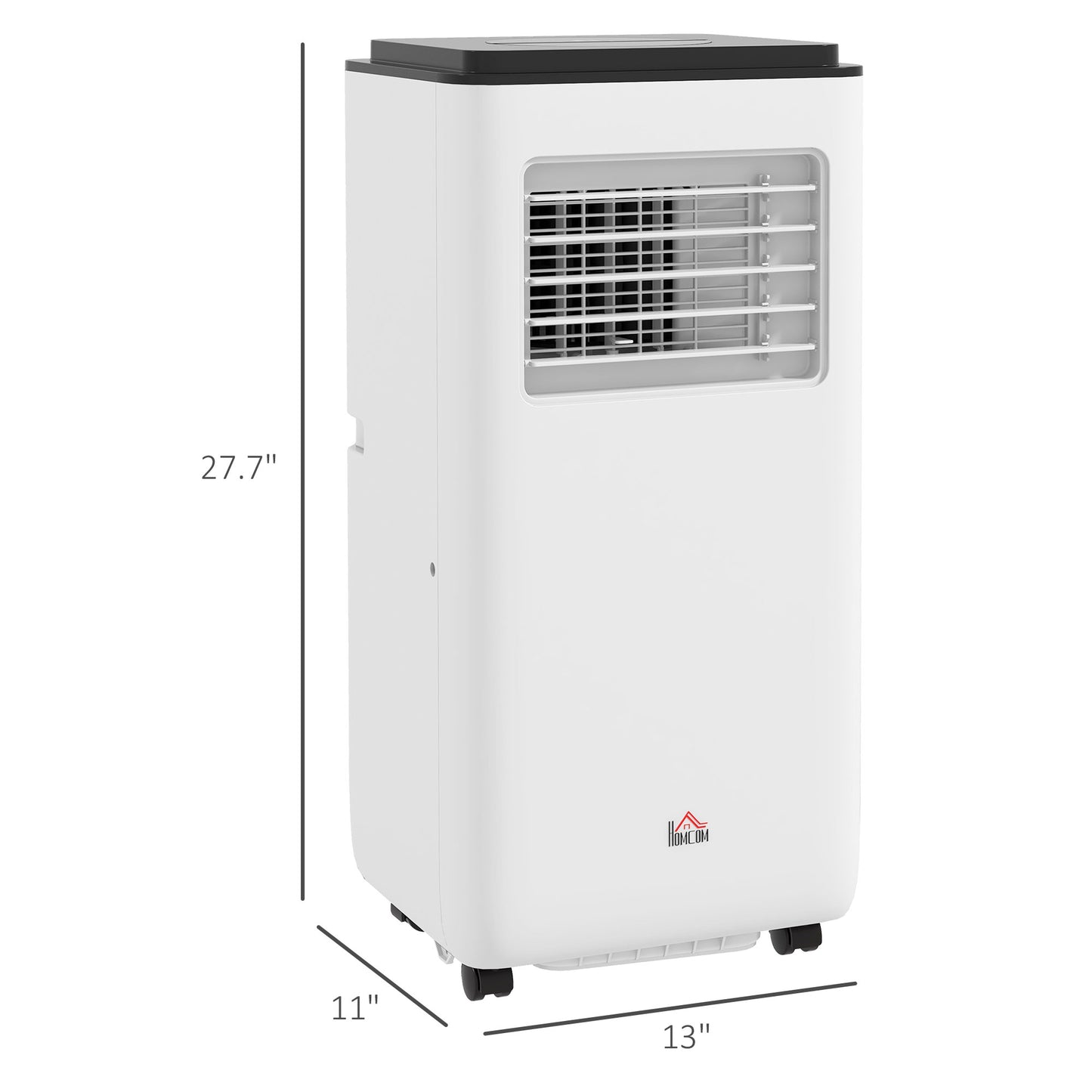 Portable 10,000 BTU Air Conditioner for 440 sq.ft. with Dehumidifier & Remote