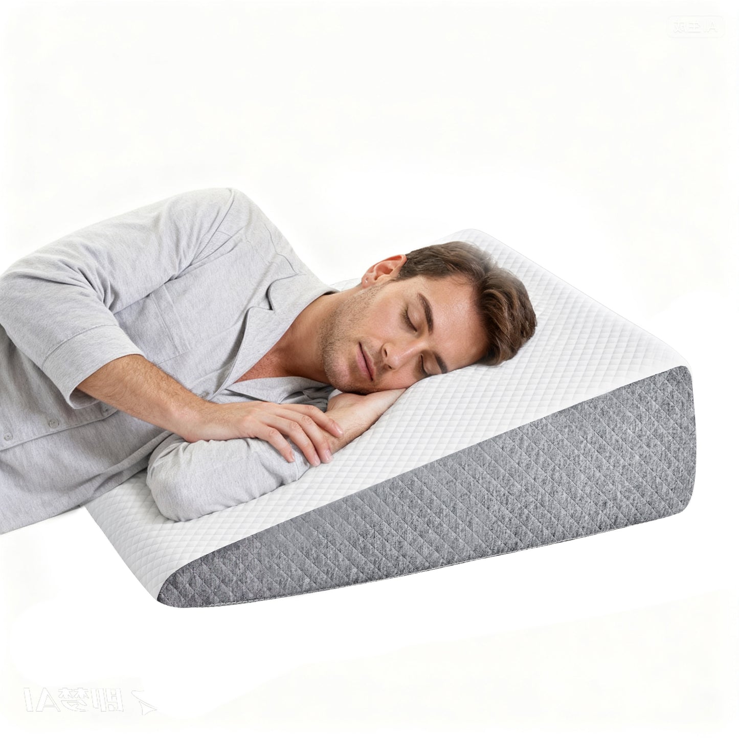 Memory Foam Wedge Pillow - Versatile Support for Comfort