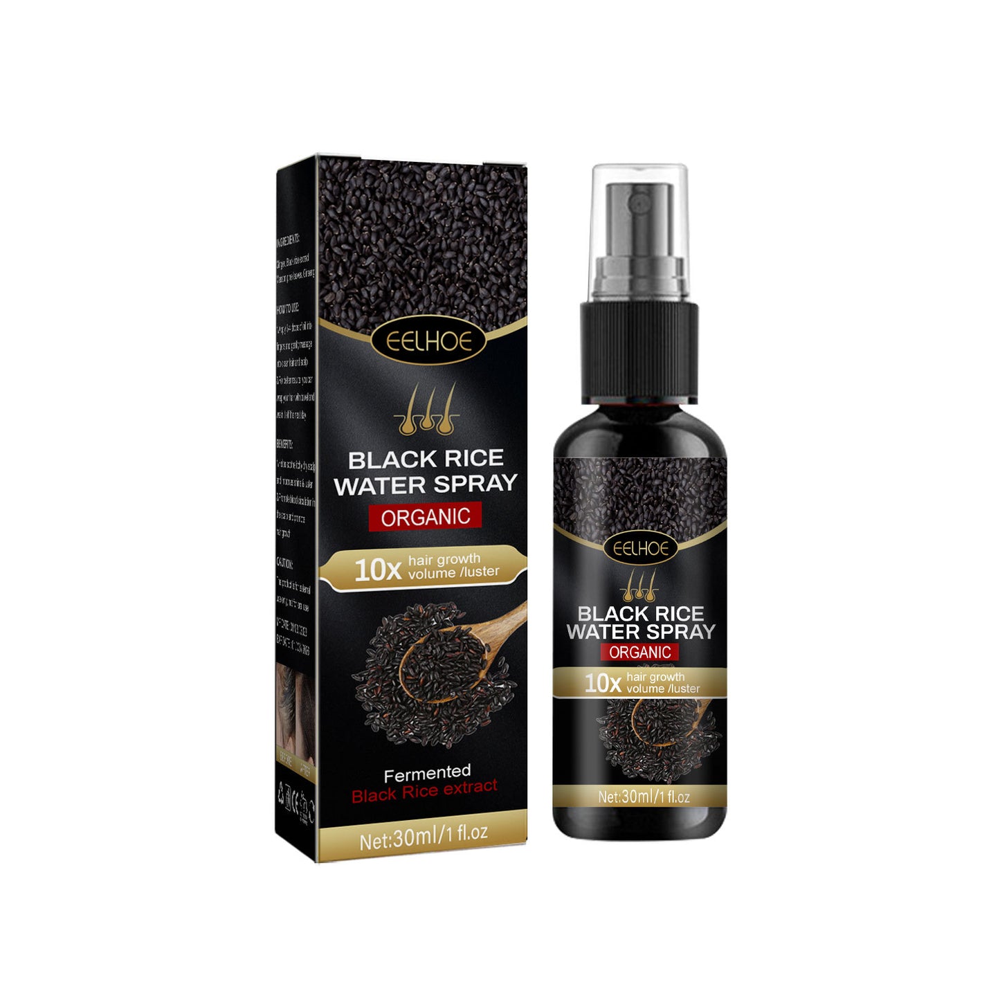 Black Rice Hair Growth Spray - Strengthening & Scalp Nourishing Treatment