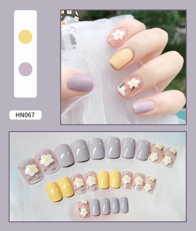 Fake Nail Art Patches - Wearable Nail Decorations for DIY Manicure