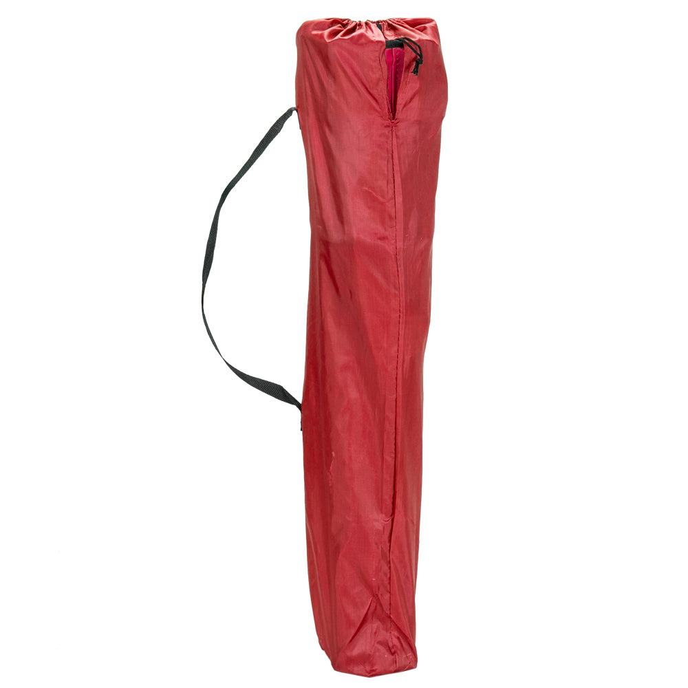 Portable Camping Chair - Red Oxford Cloth with Black Frame