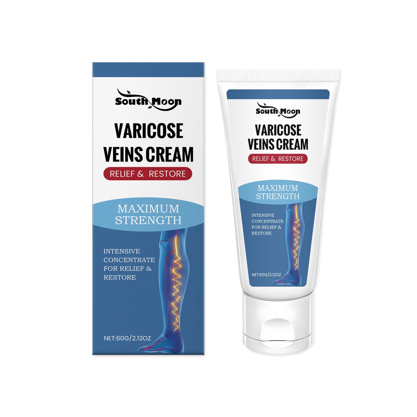 Leg Relief Cream with Menthol and Arnica for Pain & Inflammation - 60g