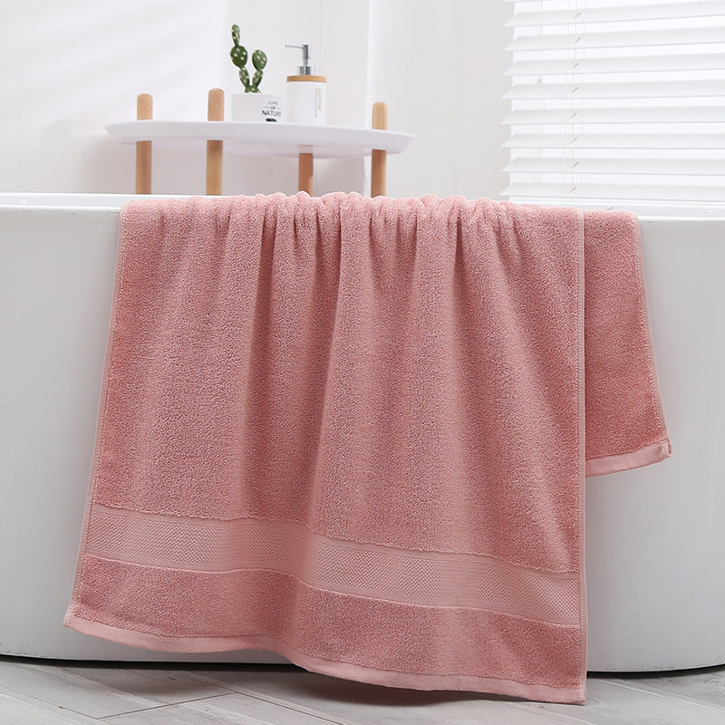 All-Cotton Bath Towel for Home Use - Unisex, Embroidered, 70x140cm