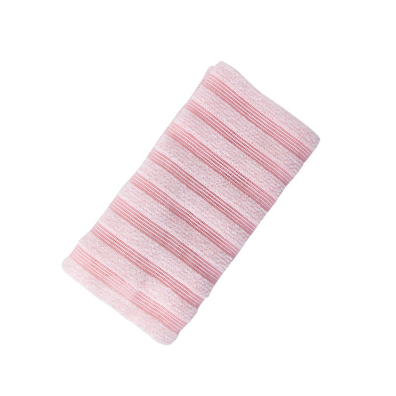 Unisex Long Strip Bath Towel for Easy Foaming Back Rub - Multiple Colors