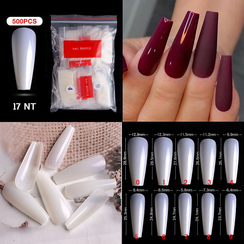 French Pointed Non-Marking Ballet Nail Art Tools - Transparent