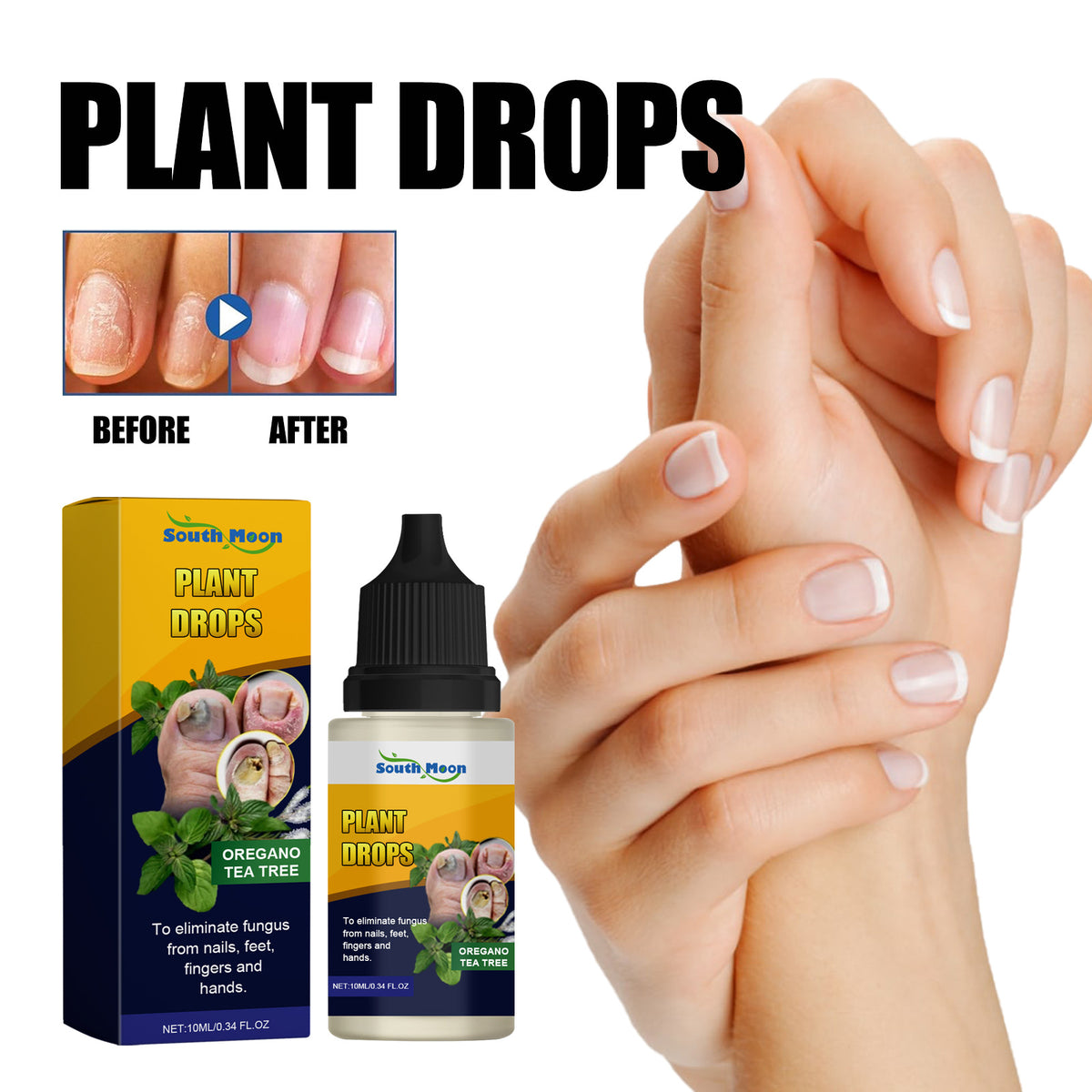 Nail Care Solution Repair Hand & Foot Softening Brightening 10ML